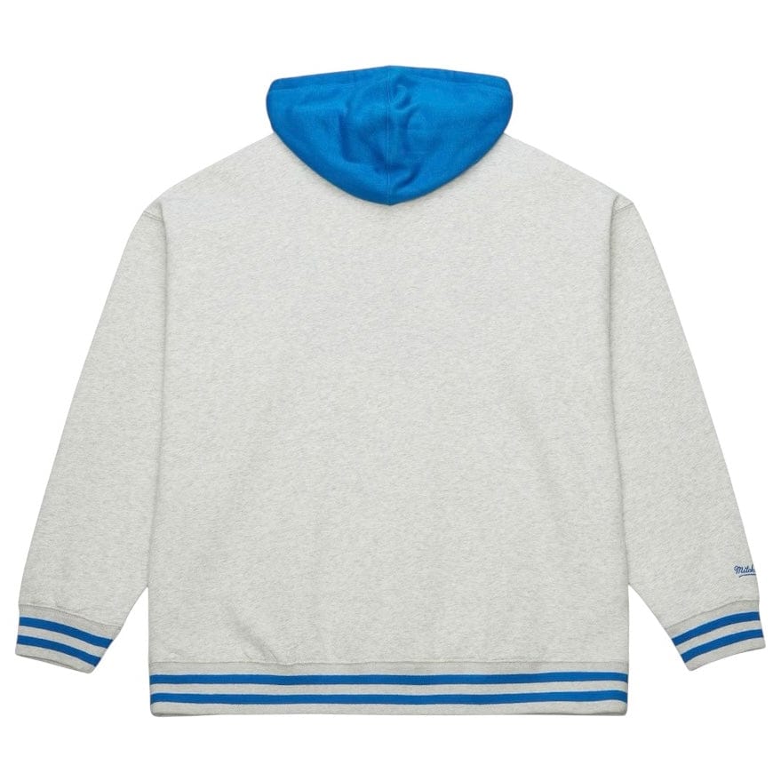 Mitchell & Ness Detroit Lions Offseason Flc Vintage Logo Hoodie (Heather Gray)
