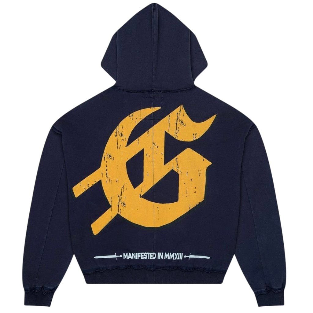 Godspeed Chrome Liberty Zip Hoodie V2 (Navy Wash)