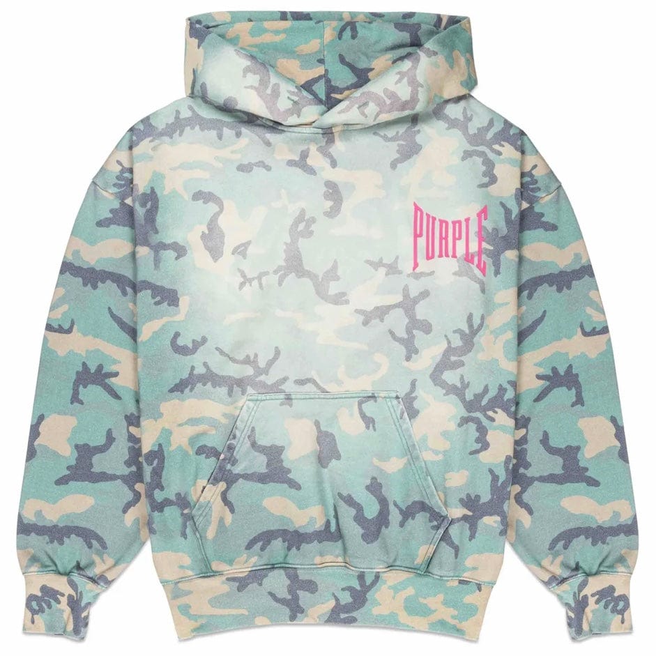 Purple Brand Mwt Fleece Po Faded Camo Hoodie (Aop) P401-MFCA224