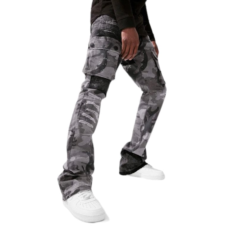 Jordan Craig Ross Stacked Platoon Denim (Black Camo) JRF1142C