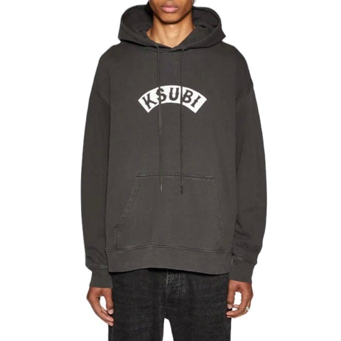 Ksubi Baddies Biggie Hoodie (Faded Black) MFA24FL018