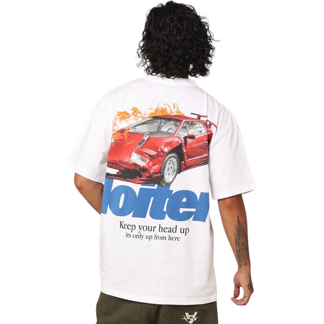 Loiter Collision Tee (White)