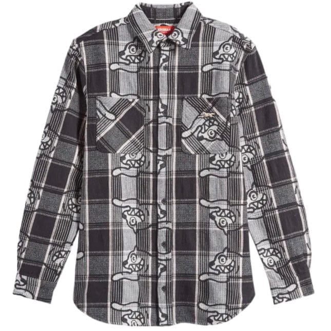 Ice Cream Good Time Long Sleeve Woven Shirt (Black) 431-9600