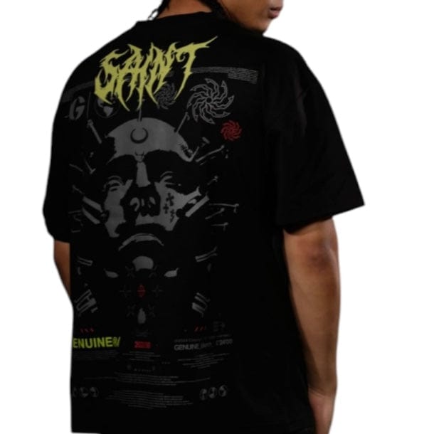 Genuine Saint T Shirt (Black) GN6218-BLK