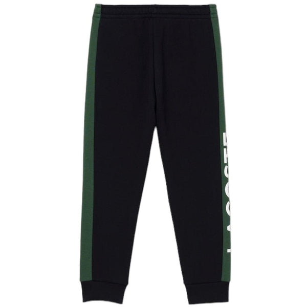 Kids Lacoste Organic Cotton Blend Sweatpants (Navy/Dark Green) XJ5327-51