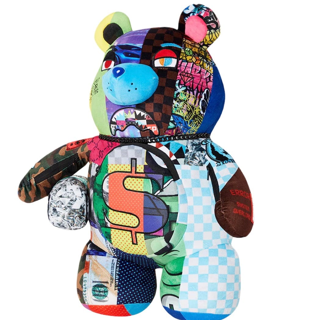 Sprayground Shark Masterpieces Moneybear Teddybear Backpack