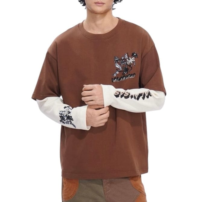 Valabasas Inheritance Layered Tee (Brown) VLBS-VSL1-1017