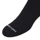 Purple Brand Core Crew Socks (Black/White) A1001-CCBW224