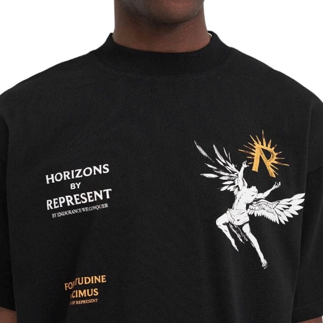Represent Icarus T Shirt (Jet Black) MLM467-01