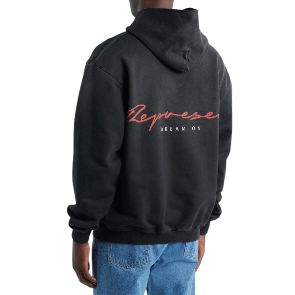 Represent Chrome Flight Hoodie (Stained Black) MLM100762-04