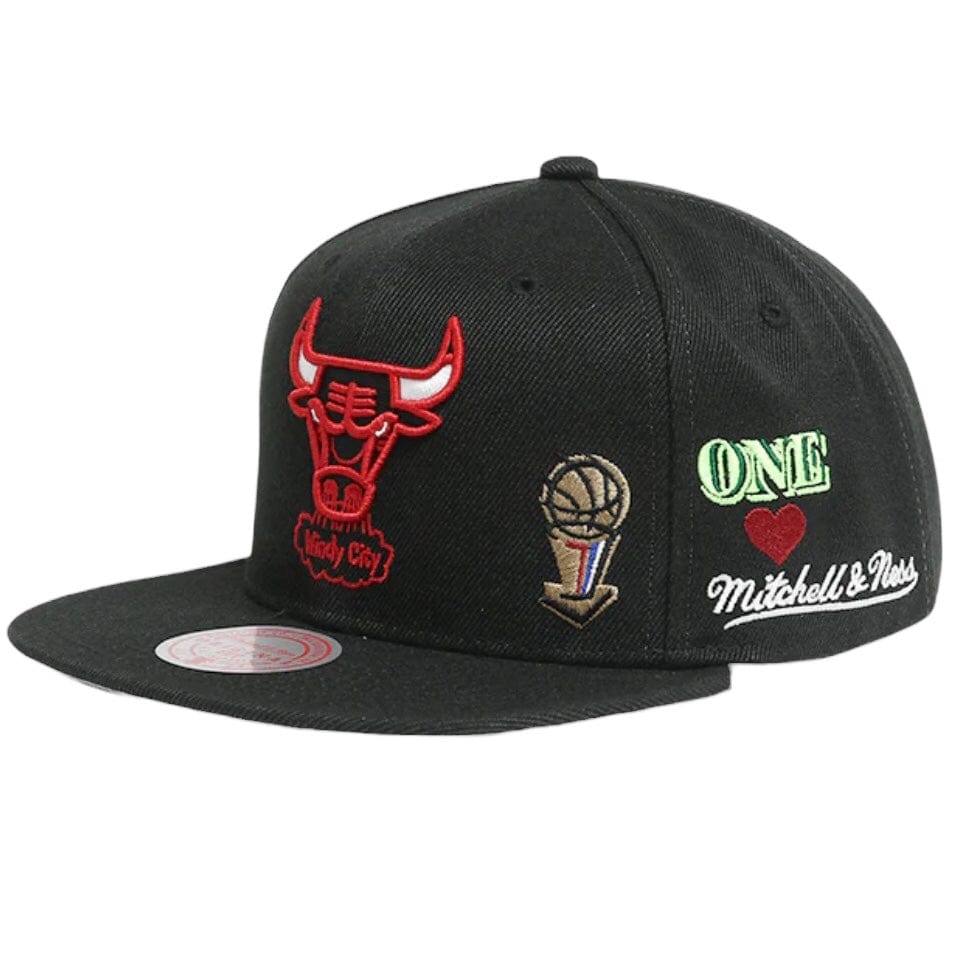 Mitchell & Ness Nba Chicago Bulls Hyperlocal Hwc Snapback (Black)