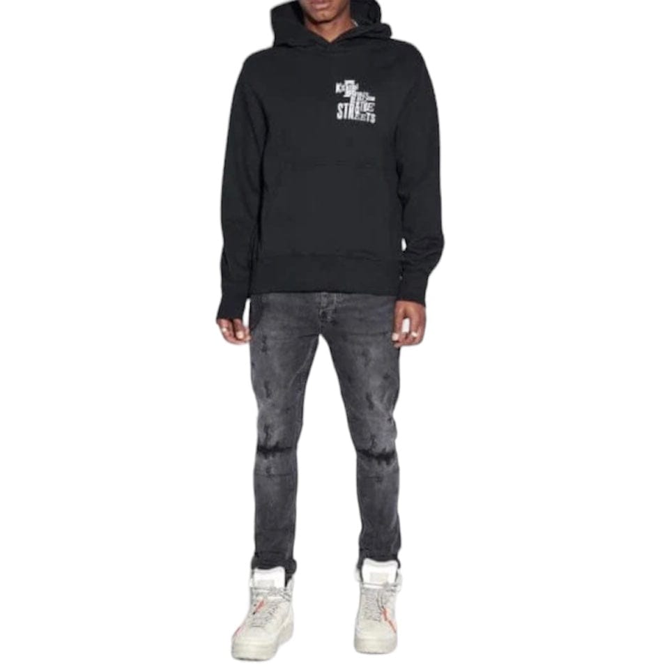 Ksubi Graff Kash Hoodie (Jet Black) MFA23FL009