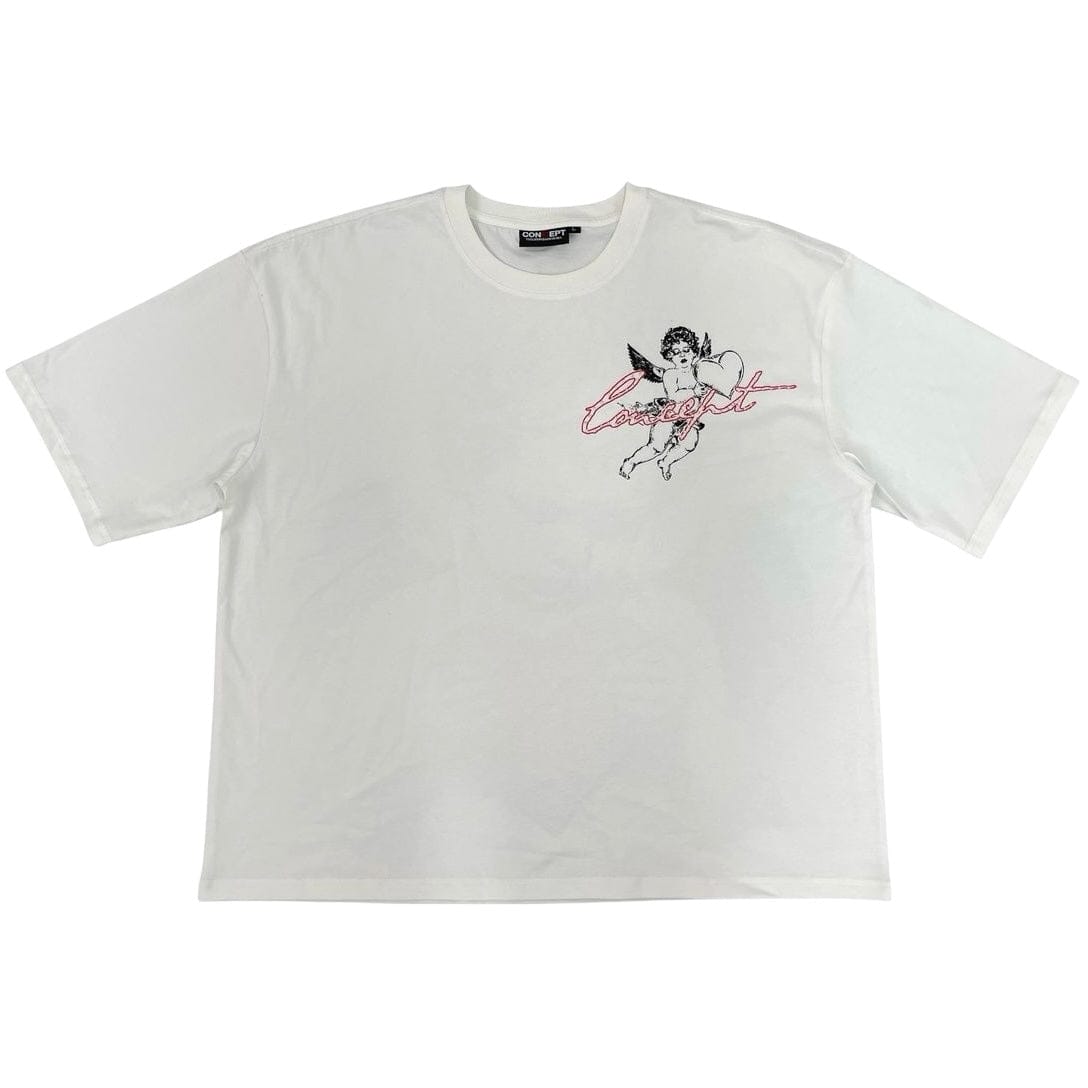 Concept La Angel Heart Boxy Tee (White) CONT_18