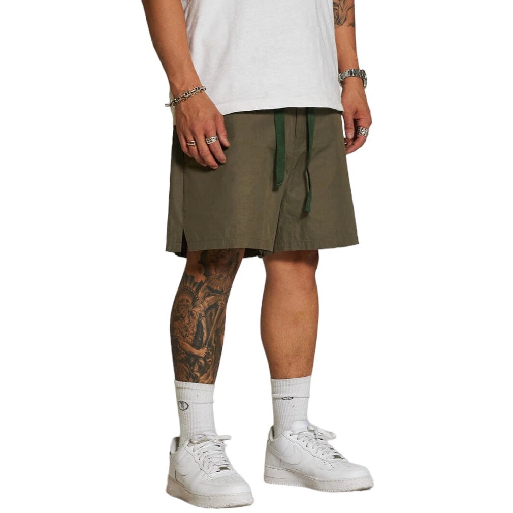 Crysp Boulder Shorts (Olive) CRYSPSUM24-007