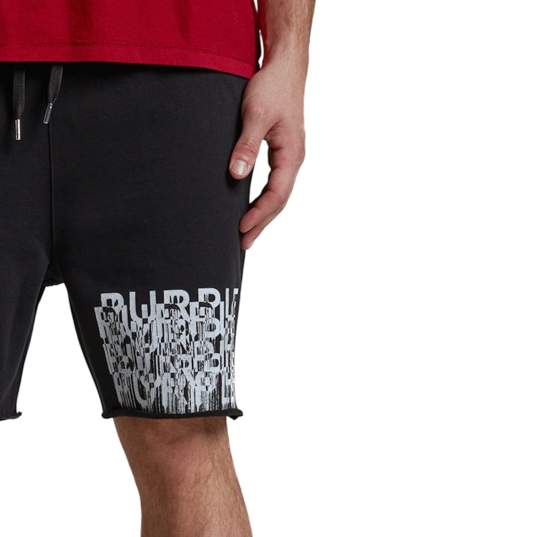 Purple Brand Mwt Fleece Shorts (Black Beauty) P446-MGBD325