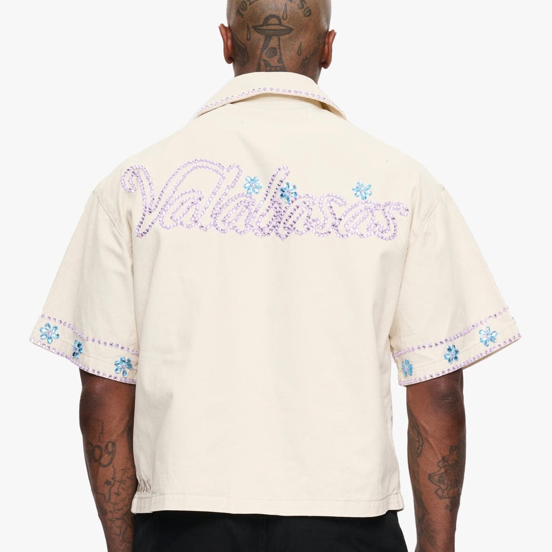 Valabasas Under Pressure Cropped Button Down (Cream) VLBS-VBD2-1005