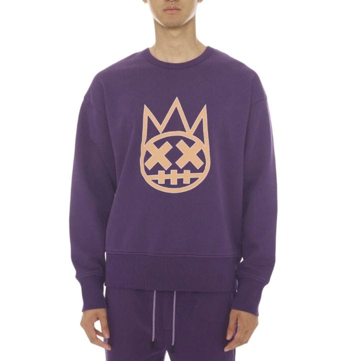 Cult Of Individuality Fleece Crewneck (Acai) 622AC-FC24F