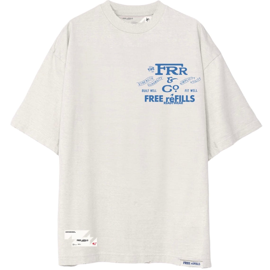 Free Refills Factory Tee (Ivory) FRC2-4