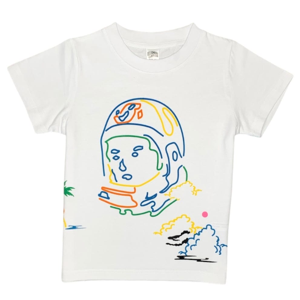 Kids Billionaire Boys Club BB Clouds SS Knit (White) 843-3301