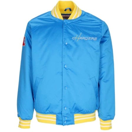 Mitchell & Ness NFL Los Angeles Chargers Heavyweight Jacket (Light Blue)