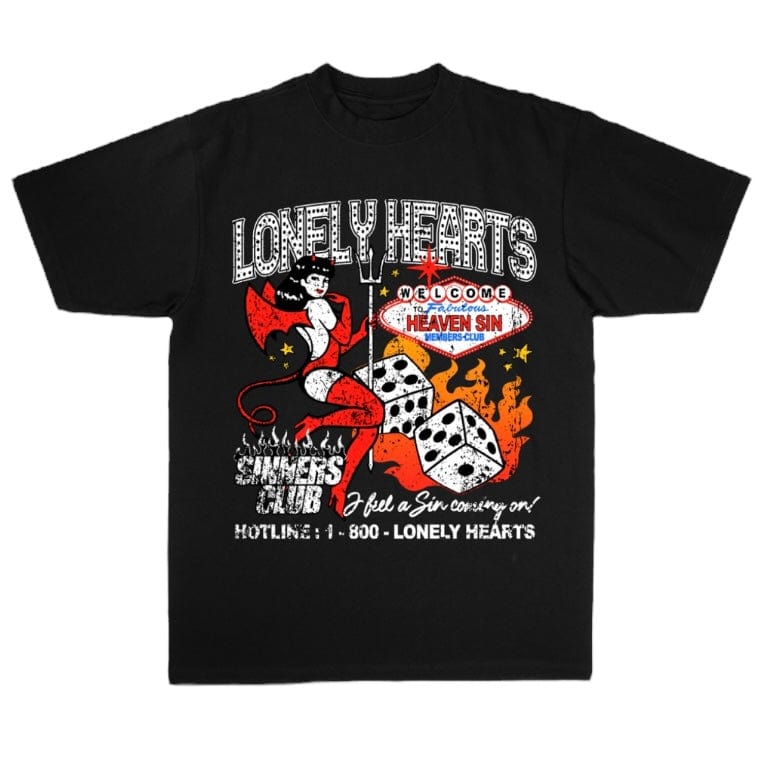 Lonely Hearts Club Members Club Premium T-Shirt (Black)