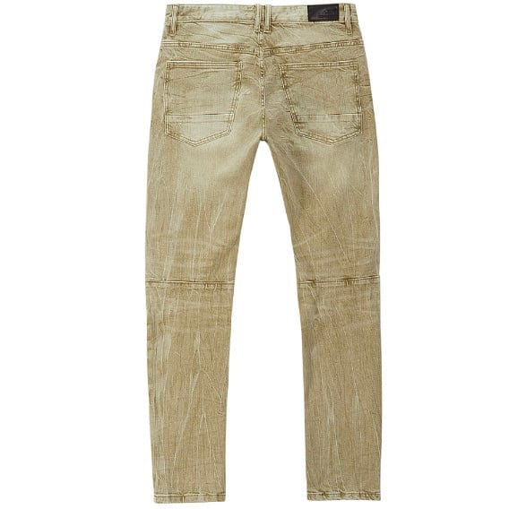 Smoke Rise Rip & Repaired Color Jeans (Light Oak) JP23532