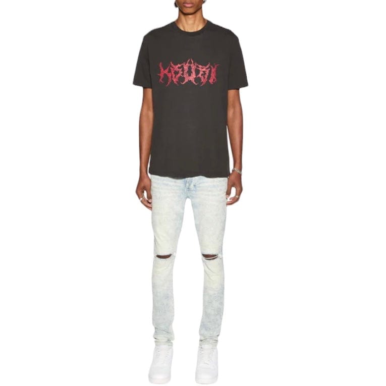 Ksubi Sabbath Kash SS Tee (Faded Black) MFA24TE002