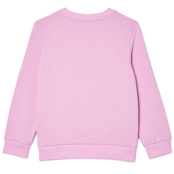Kids Lacoste Organic Cotton Flannel Sweatshirt (Pink) SJ5284-51