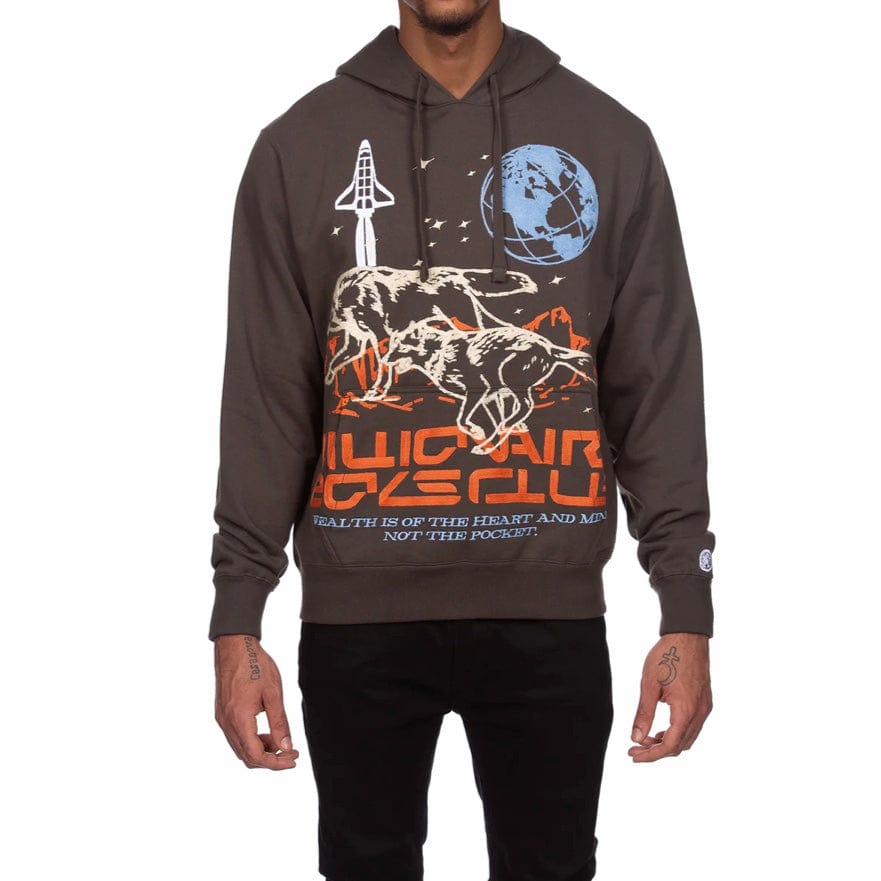 Billionaire Boys Club BB Hunt For The Moon Hoodie (Asphalt) 841-1303