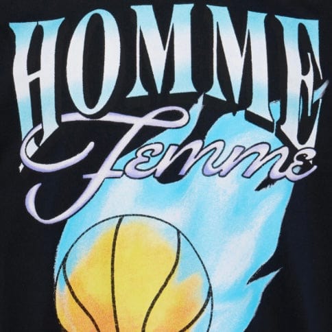 Homme Fremme Heat Check Tee (Black/Blue) SPRING23135-4