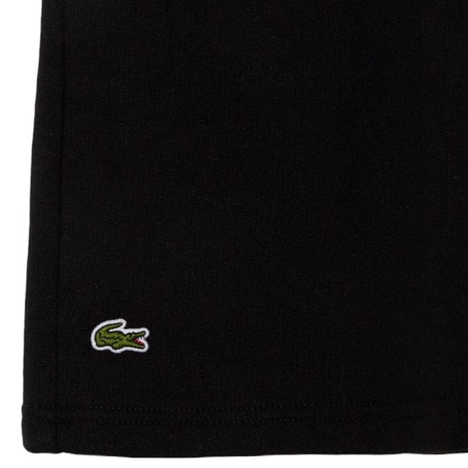 Kids Lacoste Organic Brushed Cotton Fleece Shorts (Black) GJ9733-51