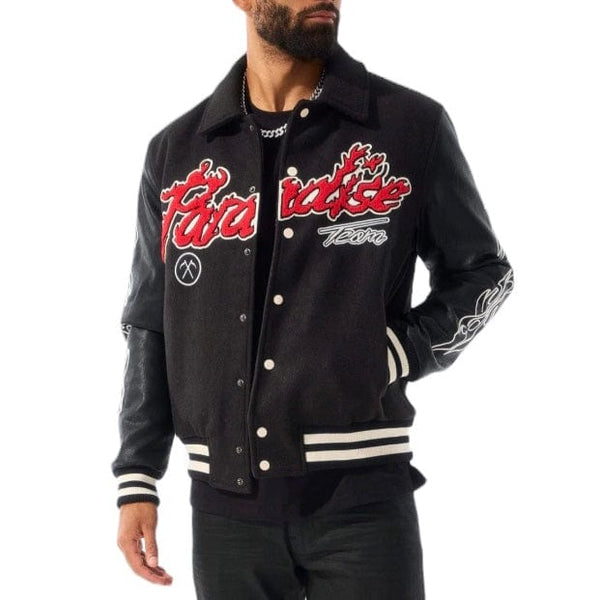 Jordan Craig Paradise Tour Varsity Jacket (Black) 91632