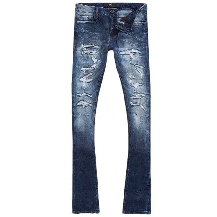 Jordan Craig Martin Stacked Crouching Tiger Denim (Dark Blue) JTF91628