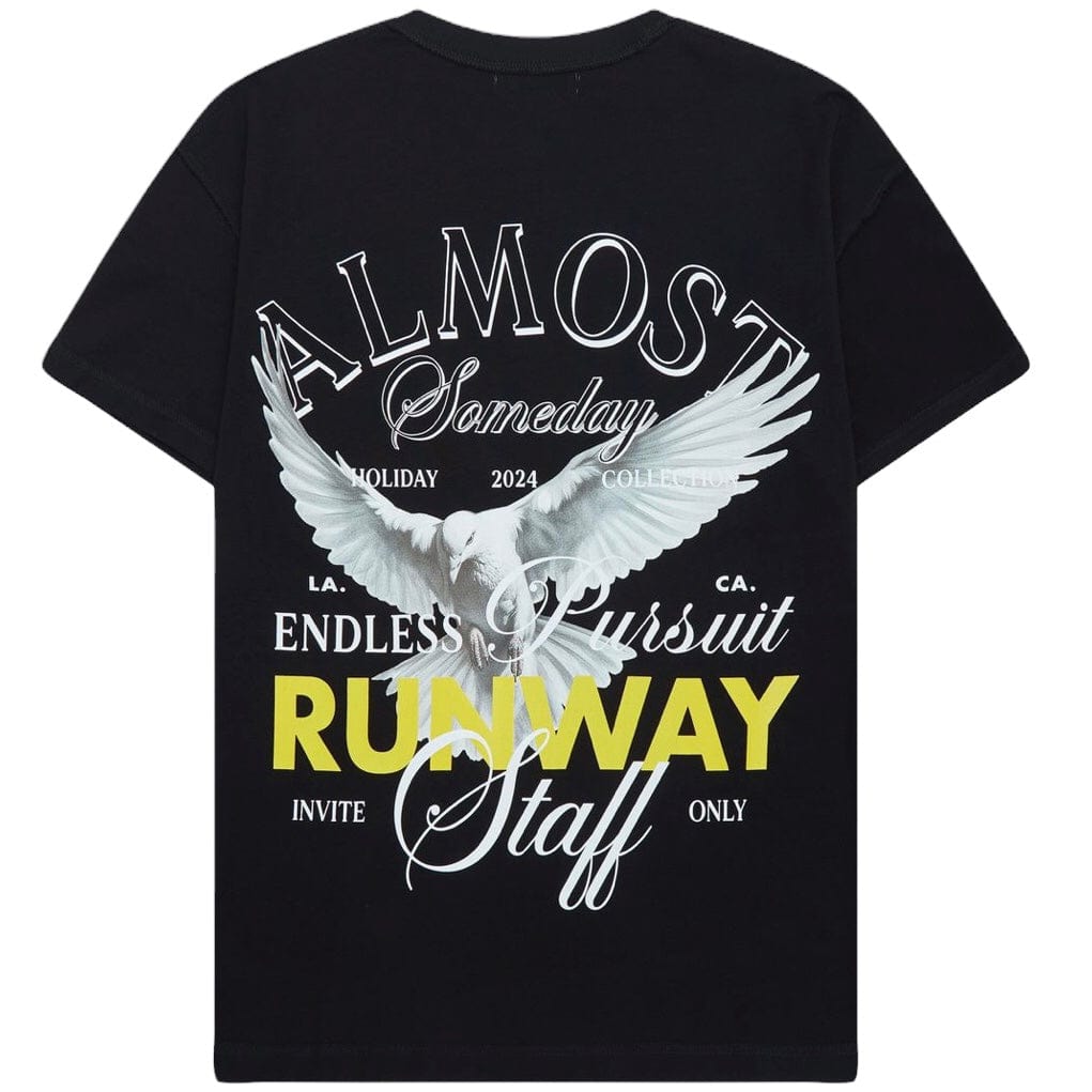 Almost Someday Runway Tee (Black) AS-H24-14