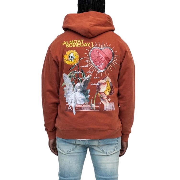 Almost Someday Sacred Hoodie (Burnt Orange) C7-42