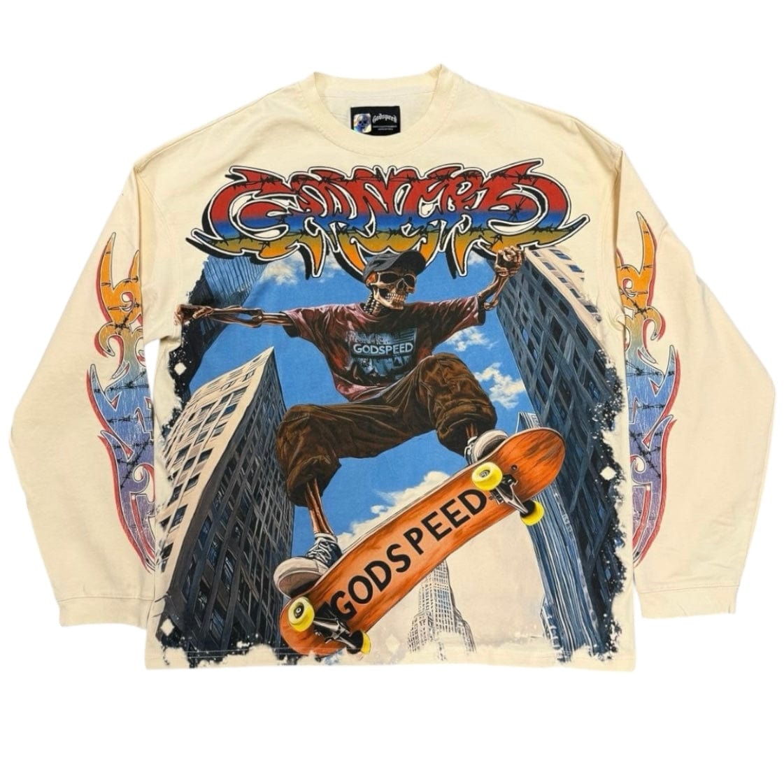 Godspeed Ollie LS T Shirt (Bone)