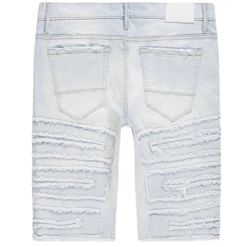 Jordan Craig Og Python Denim Shorts (Iced White) J1148S