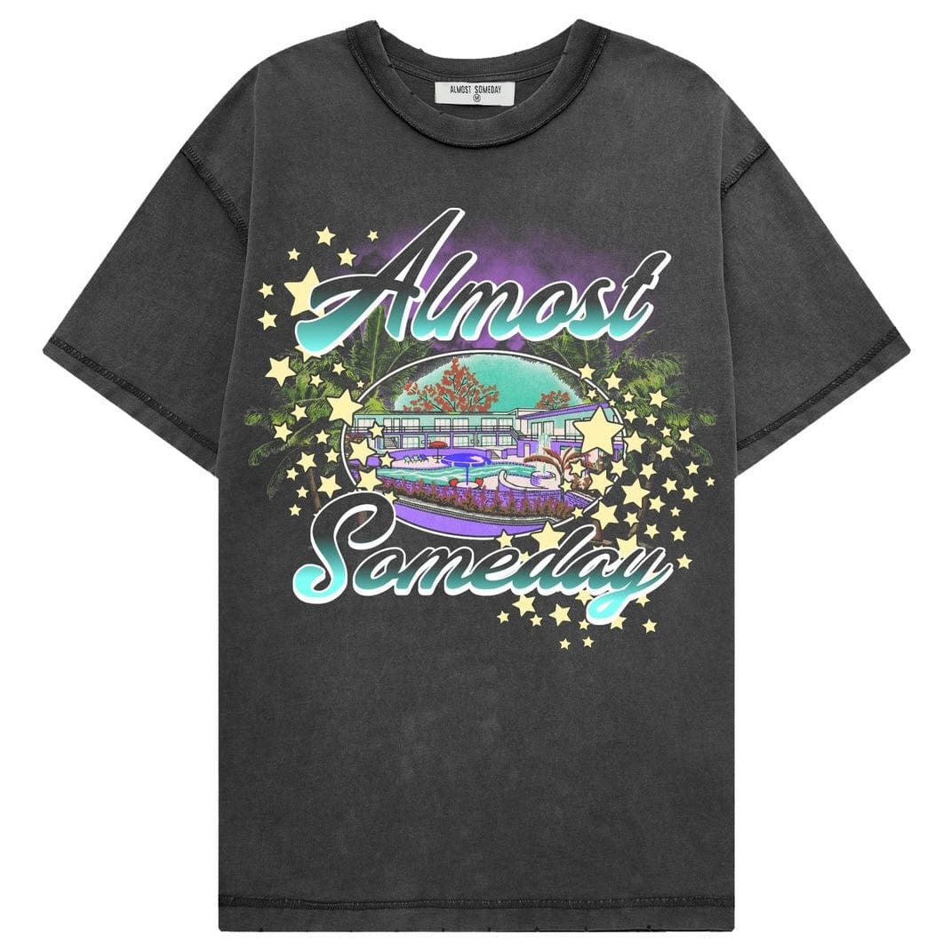 Almost Someday Oasis Tee (Black) AS-F25-022