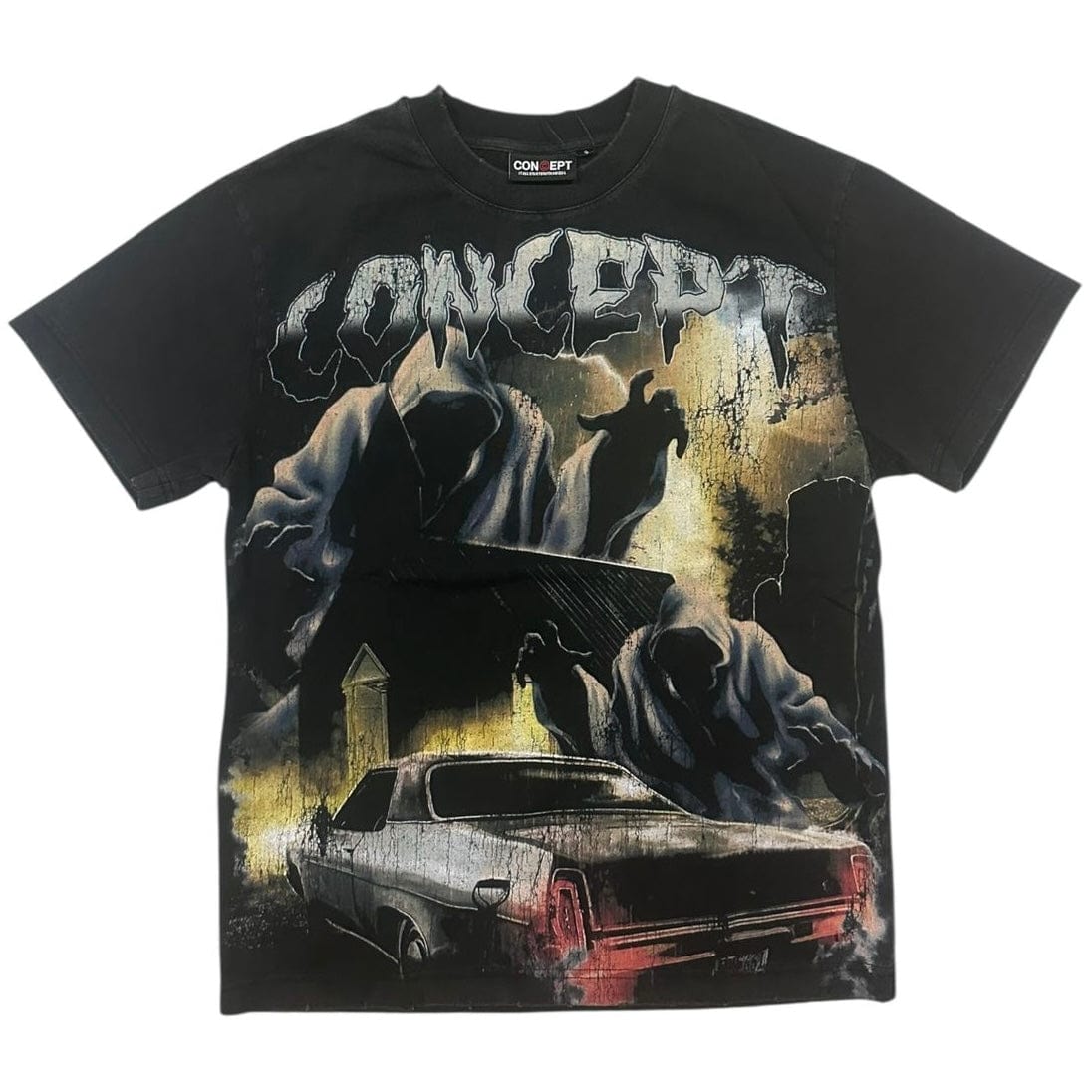 Concept La Grim Tee (Black Wash) CTEE-38
