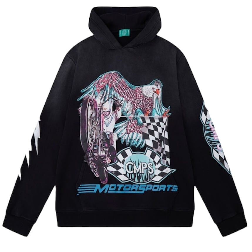 Campus Goods Motor Sports Hoodie (Vintage Black) CG-S25-2