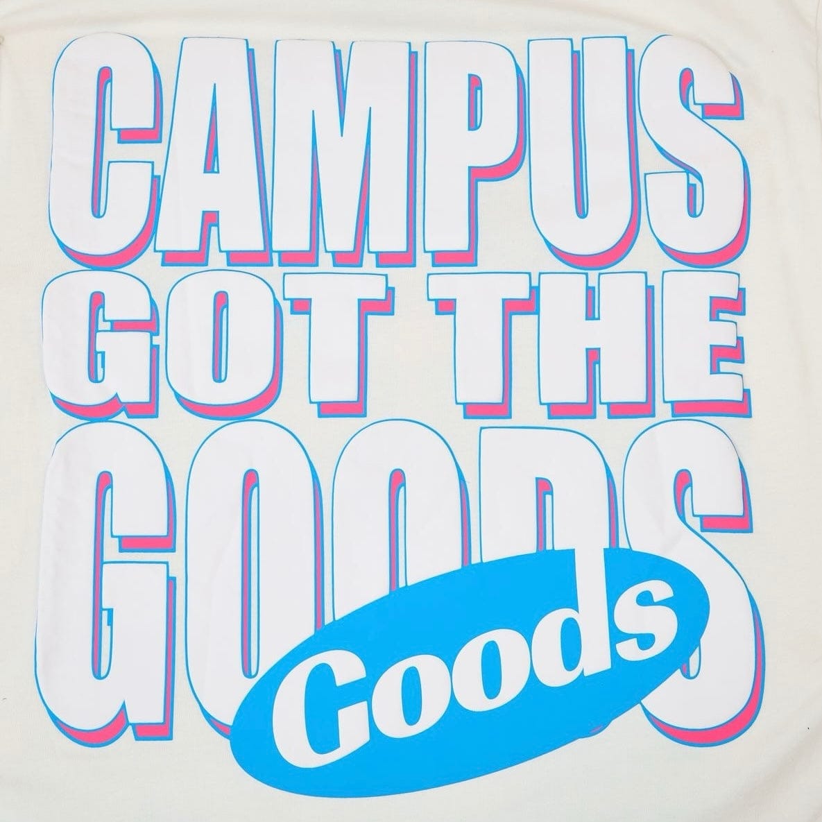 Campus Goods Bitter Dose Tee (Cream) CG-H25-001