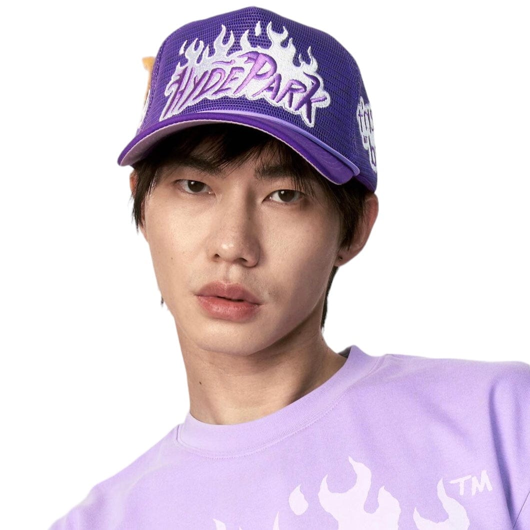 Hyde Park Nothing But Net Trucker Hat (Purple)