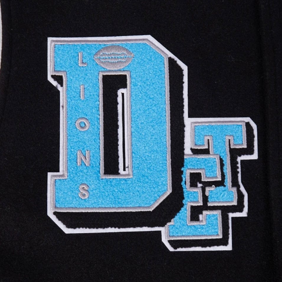 Pro Standard NFL Detroit Lions Best Of Men's Varsity Jacket (Black/White)