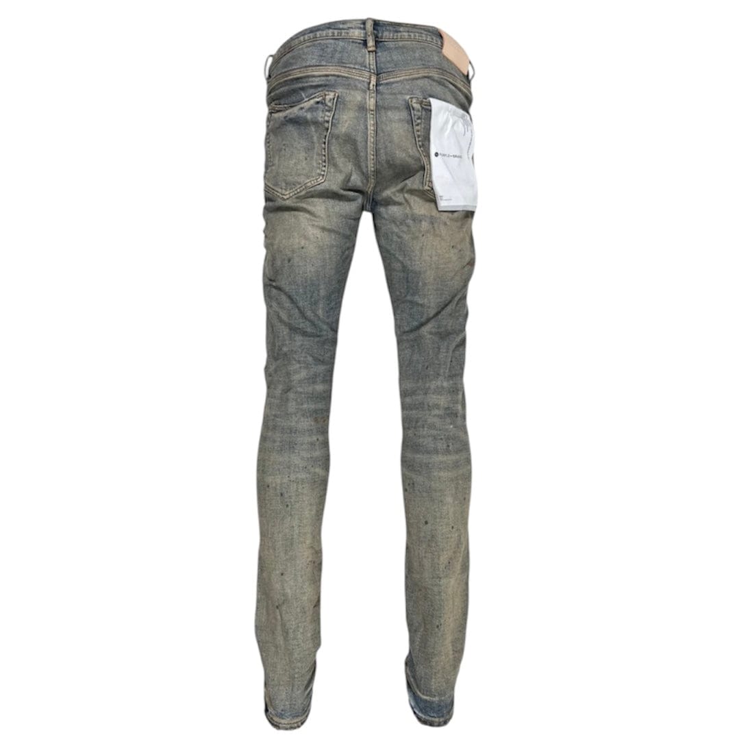 Purple Brand P001 Industrial Worn Dirty Denim (Dirty Mid Indigo) P001-IWID526