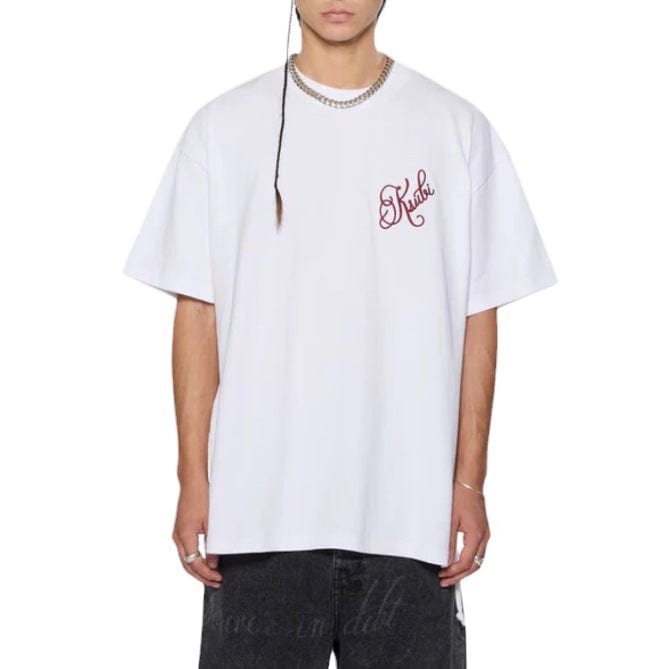 Ksubi Kursed Ekcess SS Tee (True White) MSP25TE005