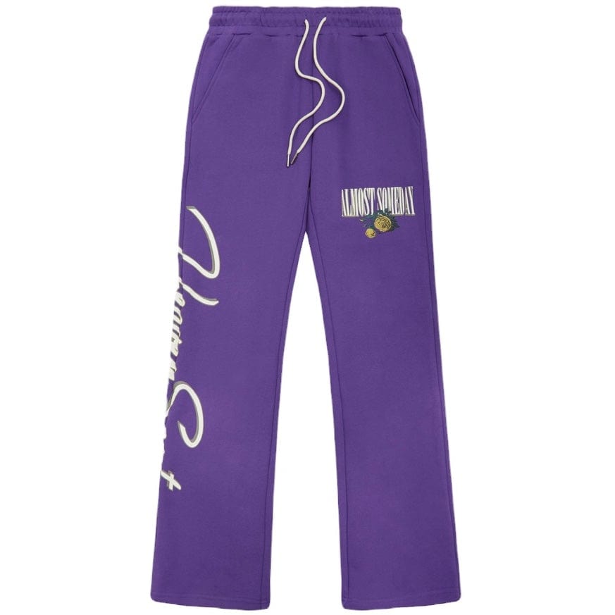 Almost Someday Heaven Sent Flare Sweatpants (Purple) AS-F2-24