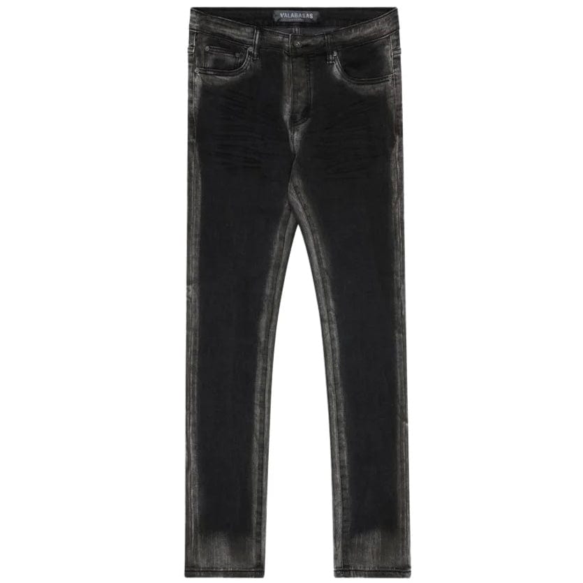 Valabasas Sketch Skinny Denim Jean (Black/Grey) VLBS-VJ2-1003