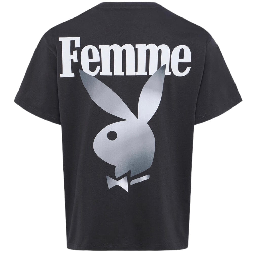 Homme Femme Twisted Bunny Tee (Washed Black) HFPB202420-2