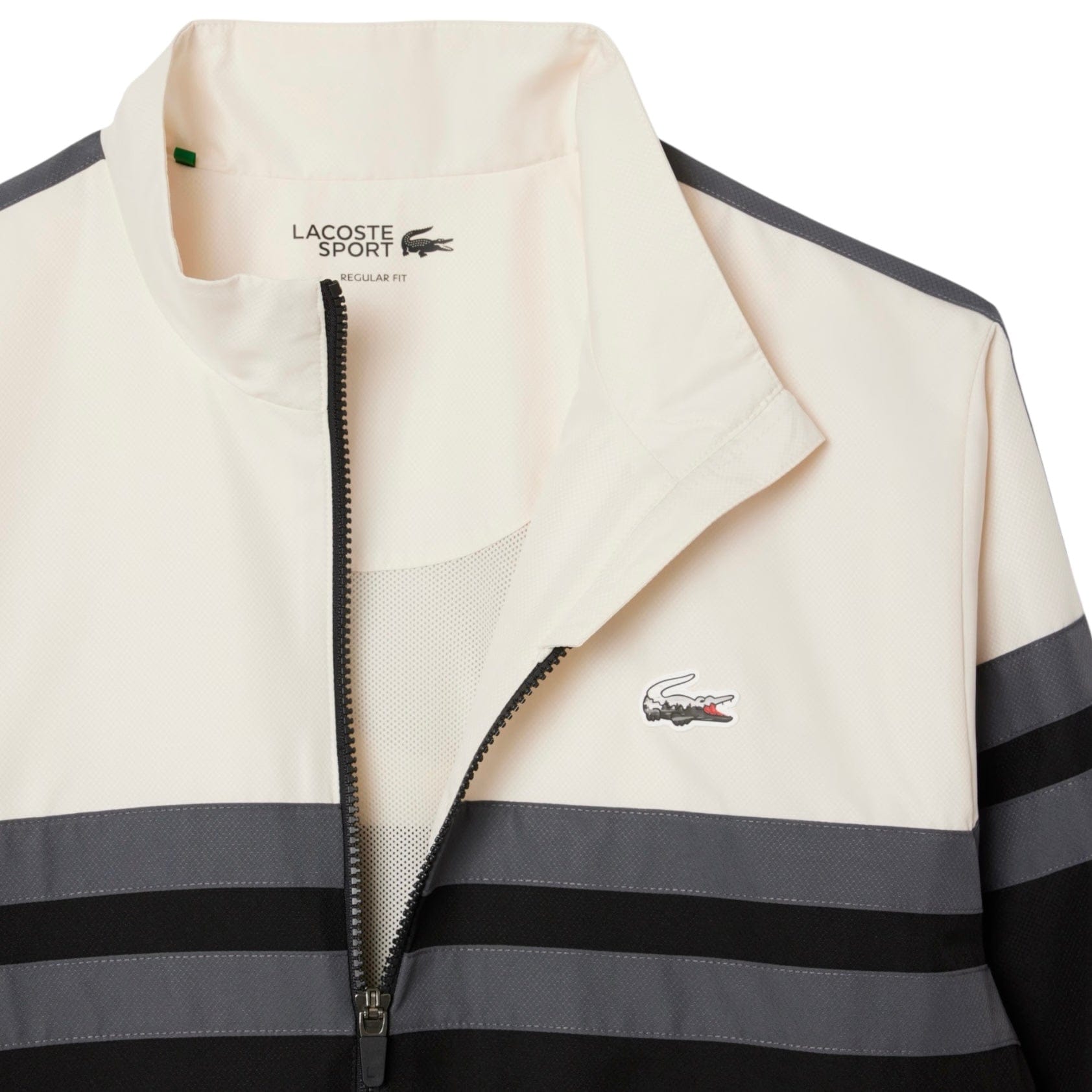 Lacoste Sport Landscape Crocodile Tracksuit (Black/White/Blue) WH6305-51