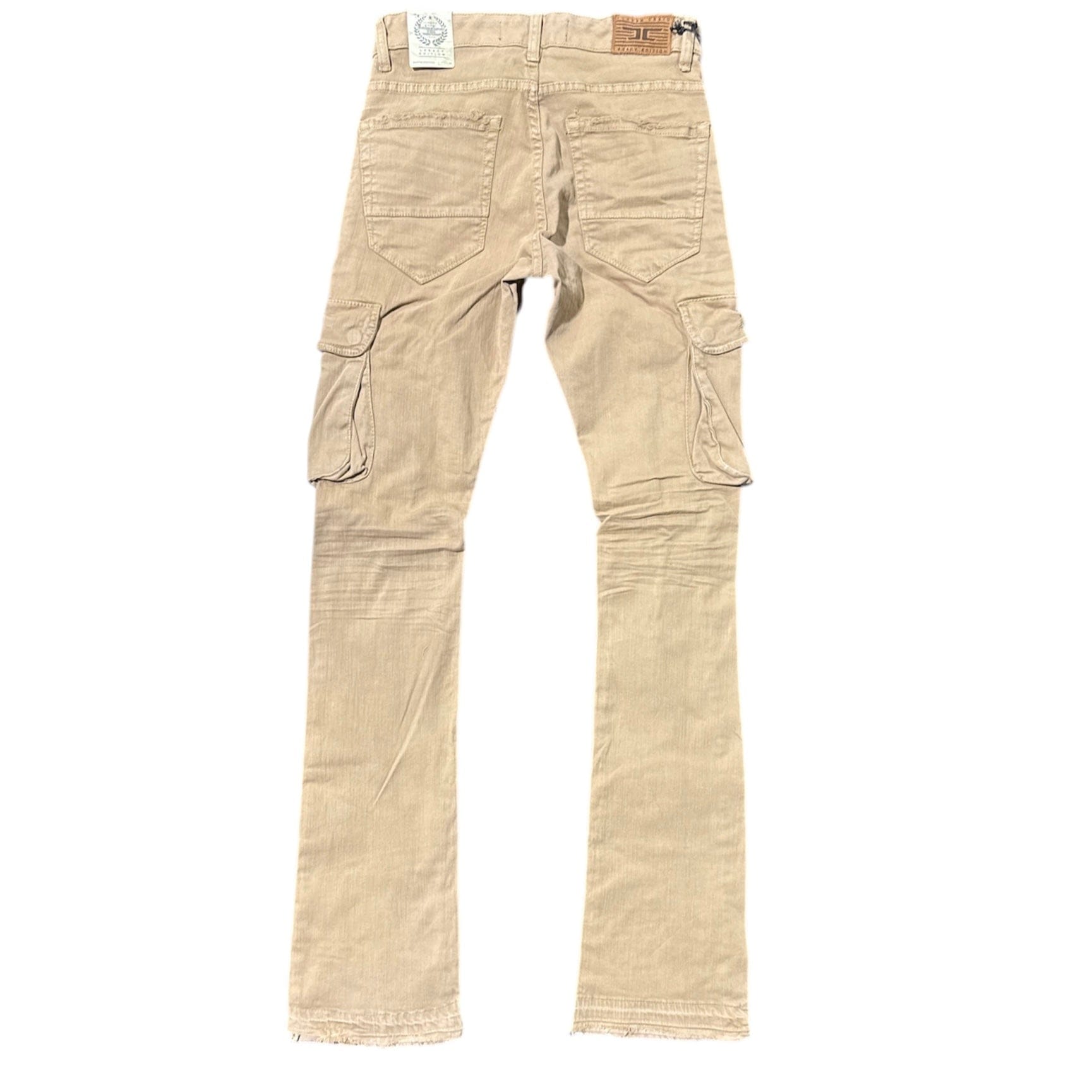 Jordan Craig Martin Stacked Cargo Pocket Pants (Khaki) JTF1263